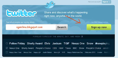Cara membuat twitter