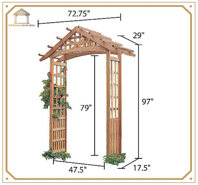 Arbor Pergola Dimensions