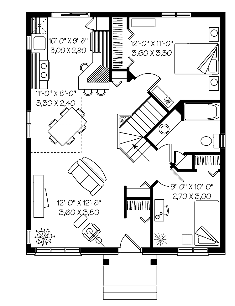  simple  house  plans 13 GIF 750 977 With images House  