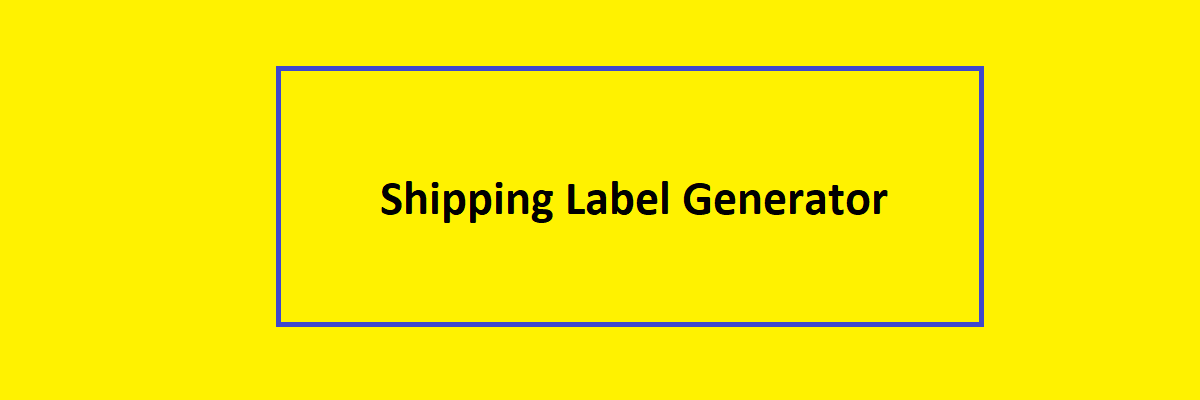 Address Label Generator