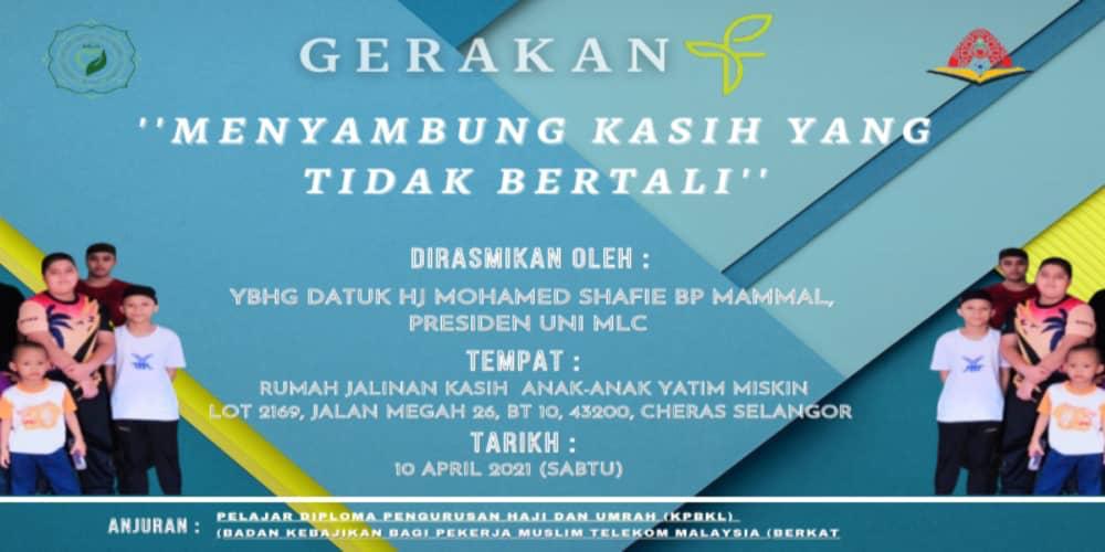 Uni Malaysia Labour Centre Meraikan Anak Anak Rumah Jalinan Kasih Cheras Pada 10 04 2021 Sabtu
