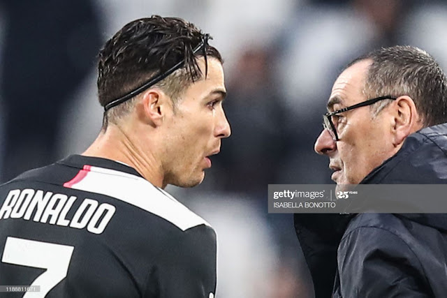 Sarri's accusation against Ronaldo after losing in the final, ronaldo, miss penalty, cr7, cristiano ronaldo, juventus lost against napoli