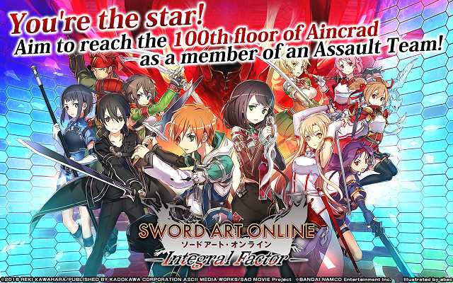 Sword Art Online Integral Factor MOD APK English 1.1.2