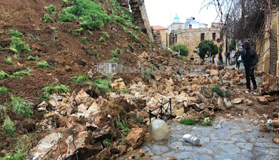 Κατάρρευση ενετικού επιπρομαχώνα στα Χανιά