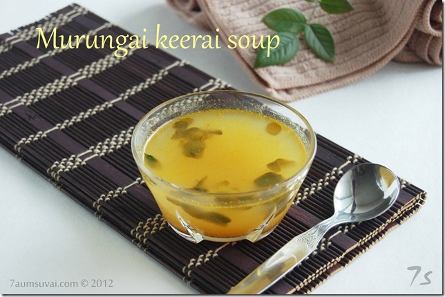 Murungai keerai soup