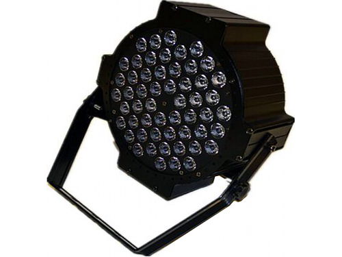 VOLTOU MAIS BARATO! Canhão PAR64 Slim 54 LEDs 3W RGBW DMX Áudio-rítmico