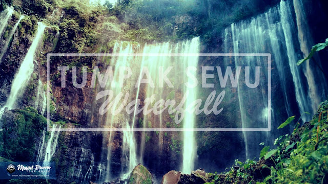 Tumpak Sewu Waterfall Tourist Attraction in Lumajang