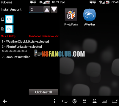How to install multiple apps with Yukleme on Nokia N8 & Belle smartphones?