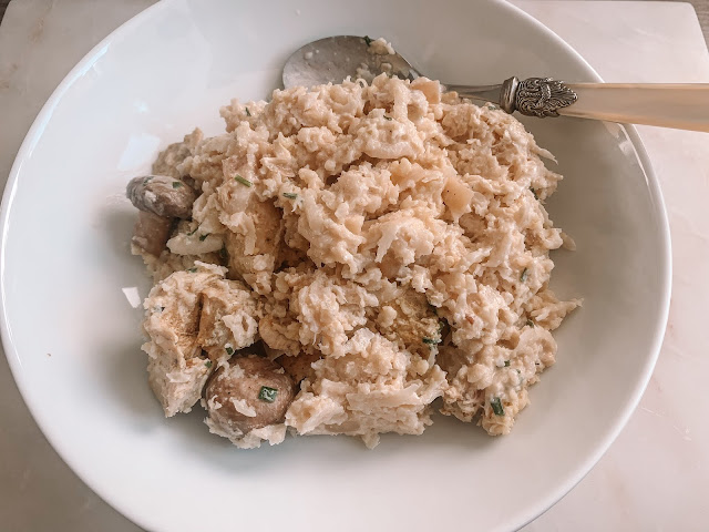 Love Yourself Chicken and Mushroom Cauli Risotto