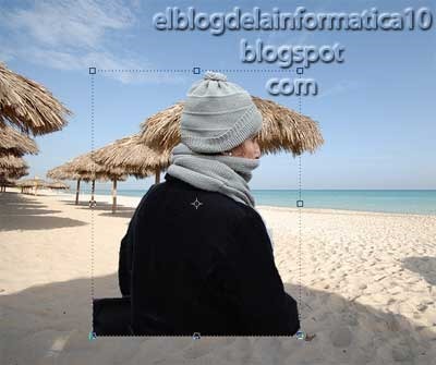 Fotomontaje Photoshop, Efecto Pegatina