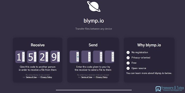 Blymp.io : un service de partage de fichiers simple et pratique