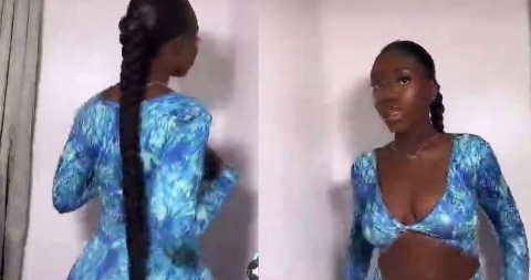 She knows how to shake her backside properly- Hajia Bintu wows fans with a new video