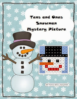 http://www.teacherspayteachers.com/Product/Tens-and-Ones-Place-Value-Mystery-Picture-Snowman-313172