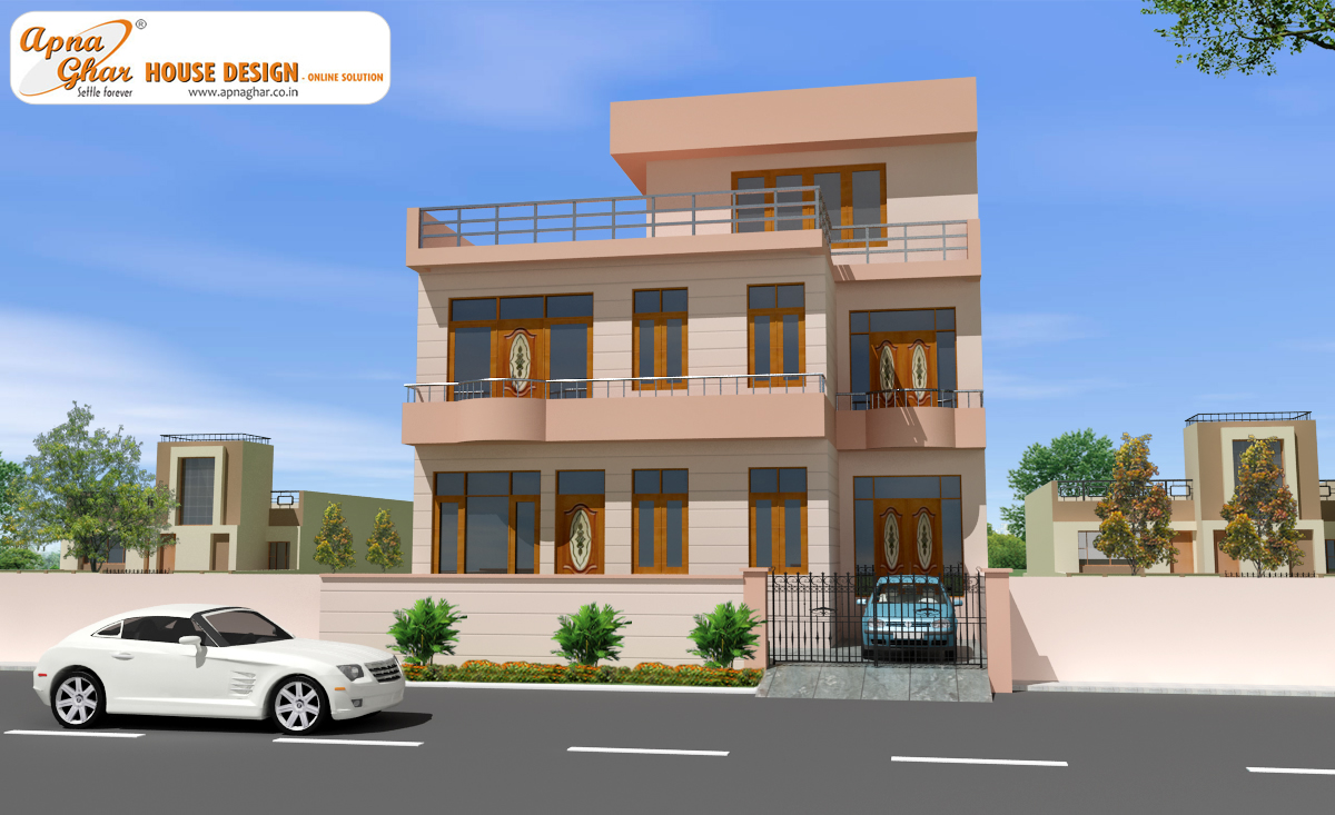 Duplex House Design ~ Complete Architectural Solution, House Plans ...