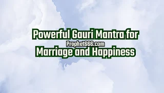 Goddess Gauri Mantra for Ladies