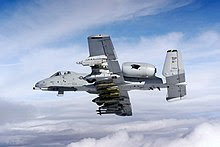 A-10 thunderbolt Avión combate terrestre mortal
