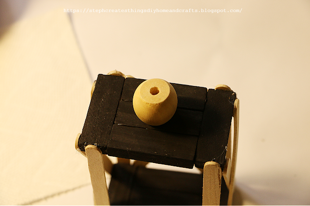 close up of unfinished lantern