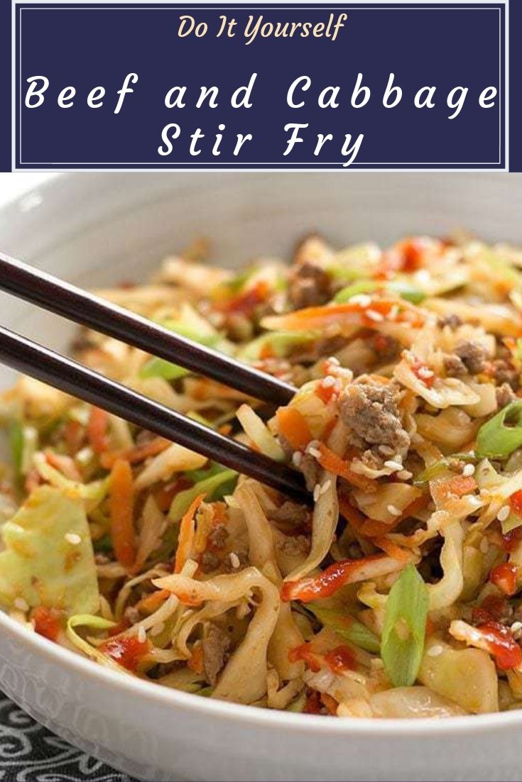 This fast and easy Beef and Cabbage Stir Fry is a filling low carb dinner with big flavor and endless possibilities for customization. This fast and easy Beef and Cabbage Stir Fry is a filling low carb dinner with big flavor and endless possibilities for customization.