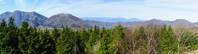 大室山西展望台（県道71号：富士宮鳴沢線）からの景色