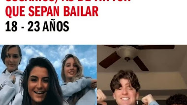 ARGENTINA: Se buscan USUARIOS de TIK TOK que sepan bailar entre 18-23 años 