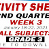 GRADE 3 ACTIVITY SHEETS (2nd Quarter: WEEK 3)