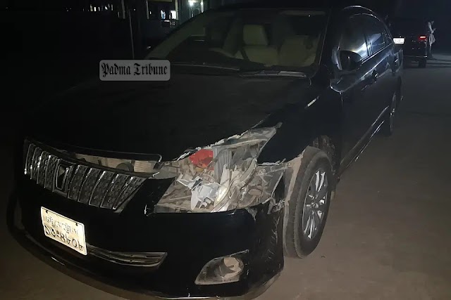 চট্টগ্রামে হাসনাত-সারজিসের গাড়িবহরের গাড়িতে ট্রাকের ধাক্কা