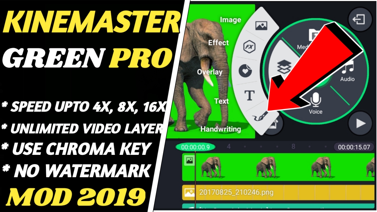  Green  Kinemaster  Pro Mod Apk No Watermark Download  