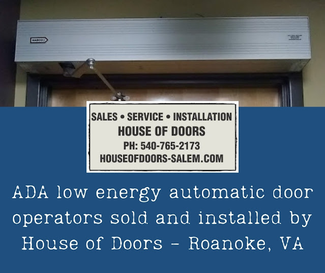 ADA automatic doors by House of Doors - Roanoke, VA