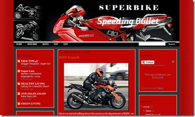 Blogger Template | Super Bike