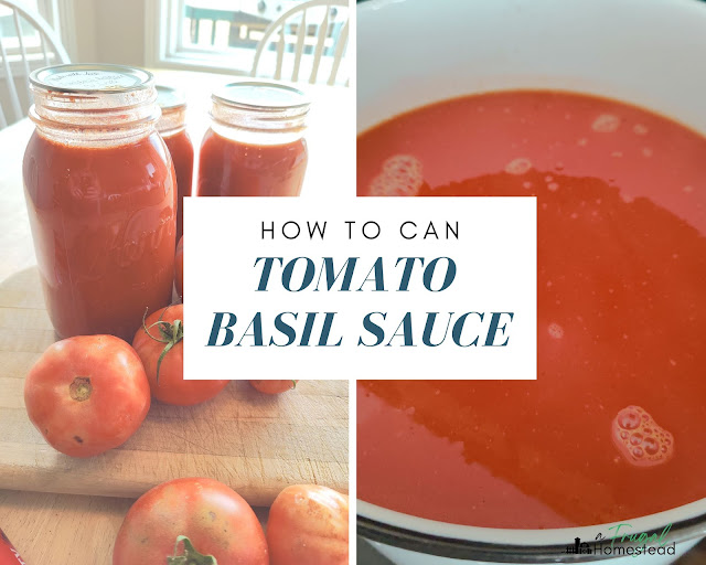 Make a delicious tomato sauce recipe for canning and long term storage.