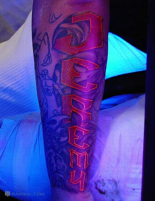 Ultraviolet tattoo Or Backlight Tattoo