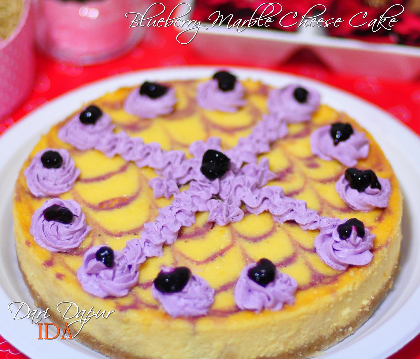 Blueberry Marble Cheese Cake
