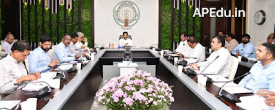 Chief Minister YS Jaganmohan Reddy held a review meeting on the performance of AP Education Department