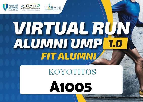 Hadiah Virtual Run UMP Alumni UMP Sudah Sampai