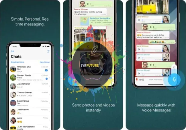 WhatsApp Video Chat لقطة شاشة لتطبيق iPhone و iPad