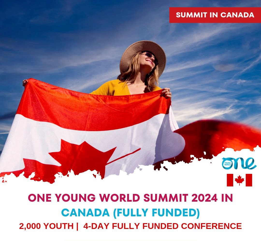 Sommet One Young World 2024 au Canada (entièrement financé)