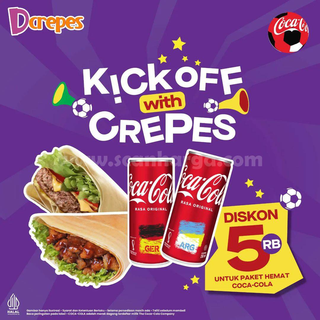 Promo DCREPES Paket KICK OFF Hemat Coca-Cola DISKON 5Rb*