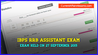 IBPS RRB Assistant Exam 2015