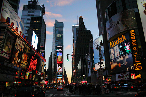 new york times square pictures. times square new york.