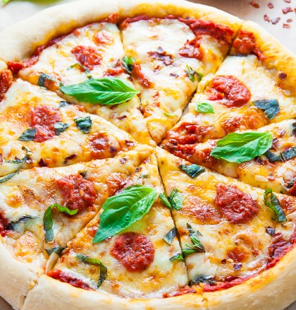 MY FAVORITE MARGHERITA PIZZA