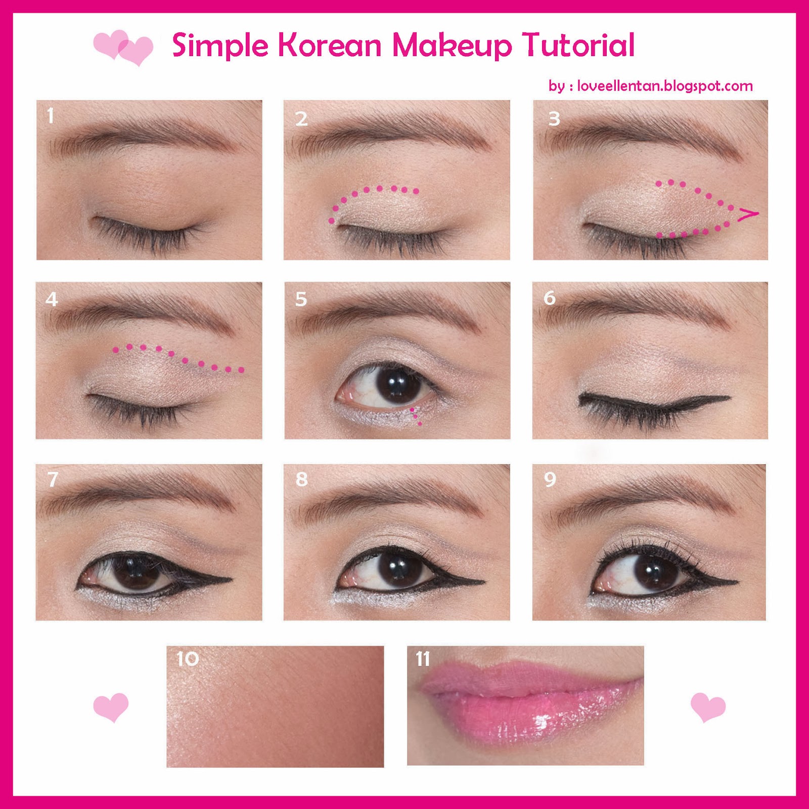 Simple Korean Makeup Tutorial Loveellentan