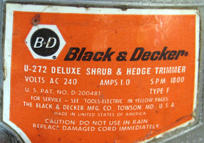 Black & Decker D470 U-272 Hedge Trimmer