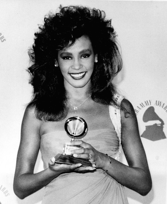 award winner whitney houston