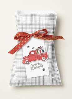 Stampin' Up! Trucking Along Special Delivery Card + Video Tutorial #stampinup Online Exclusive