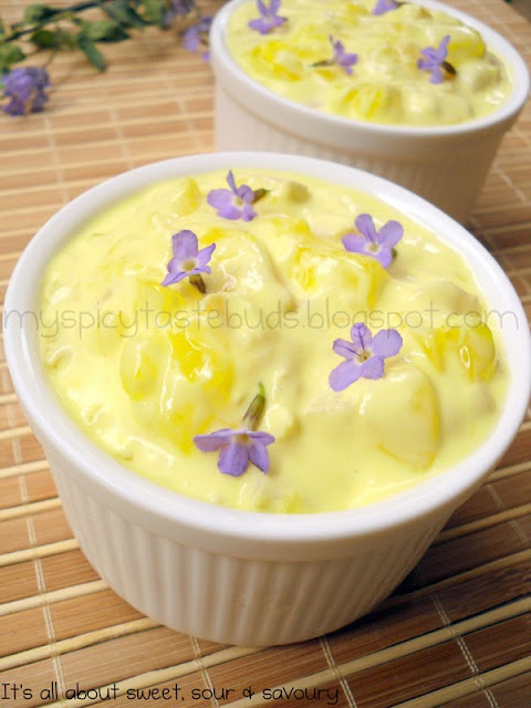 pineapple cream dessert