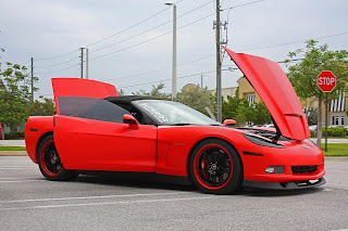 Lingenfelter C6 Corvette Matte Red Wrap