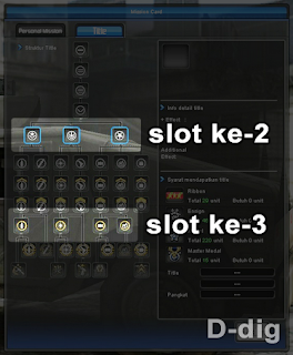 Buka slot title ke-2 (kedua) dan ke-3 (ketiga) - PB atau Point Blank