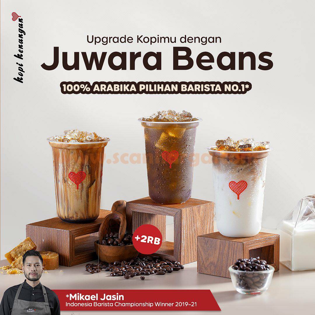 Promo Kopi Kenangan Upgrade Kopi dengan Juwara Beans