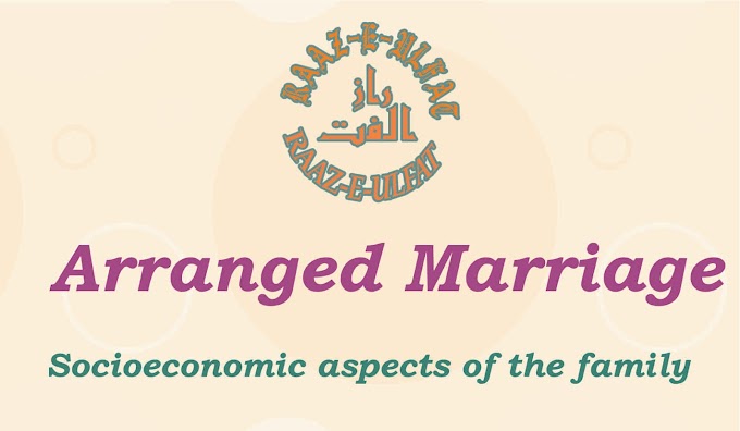 Arranged Marriage Socioeconomic aspects of the family