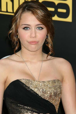 Miley Cyrus Gold Dangle Earrings